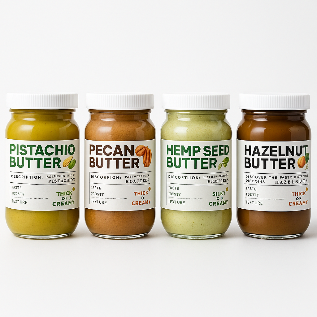 Pistachio Luxe – Gourmet Nut Butter with Coconut MCT & Medjool Dates 8 oz