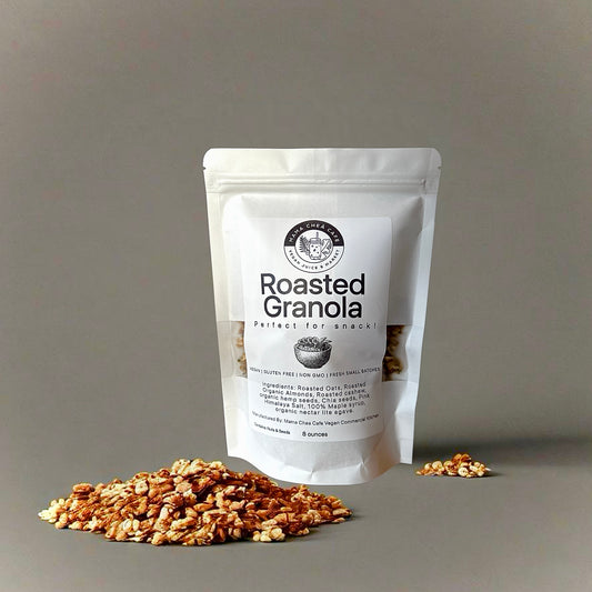 Mama Chea Café Roasted Granola – Vegan, Gluten-Free, Small Batch Super Snack (8 oz)