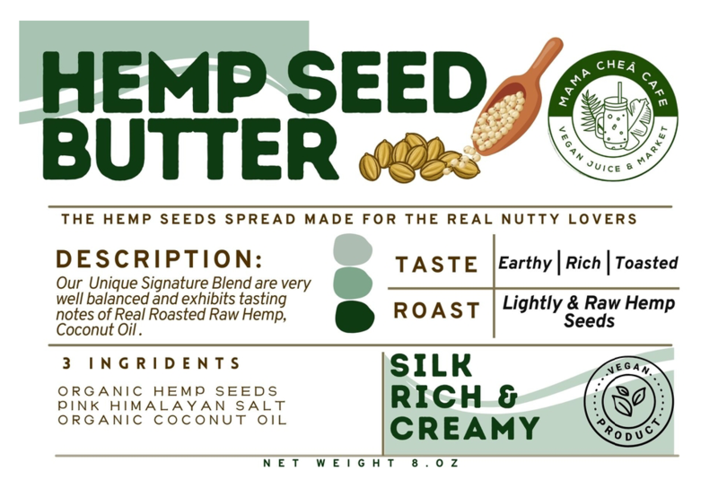 Hemp Seeds Butter + MCT Coconut 8 oz