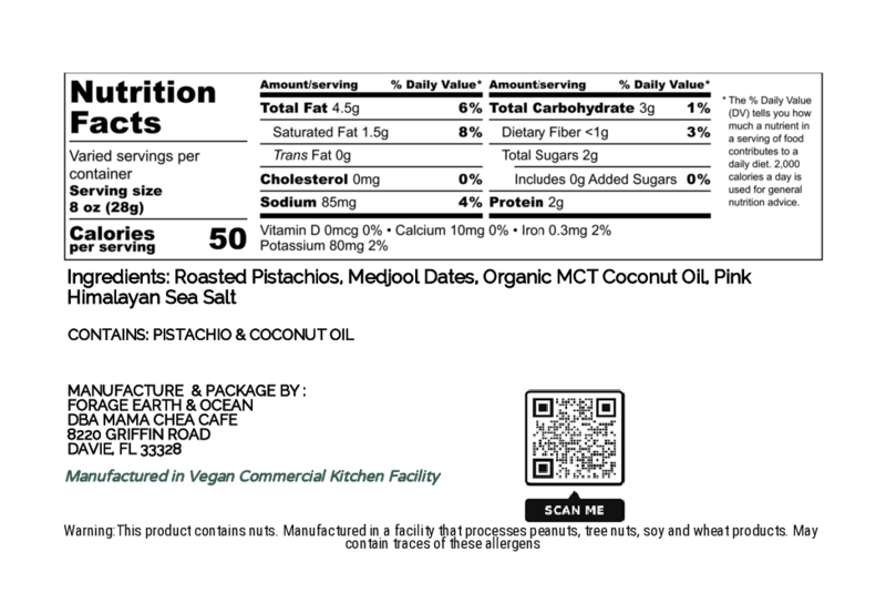 Pistachio Luxe – Gourmet Nut Butter with Coconut MCT & Medjool Dates 8 oz