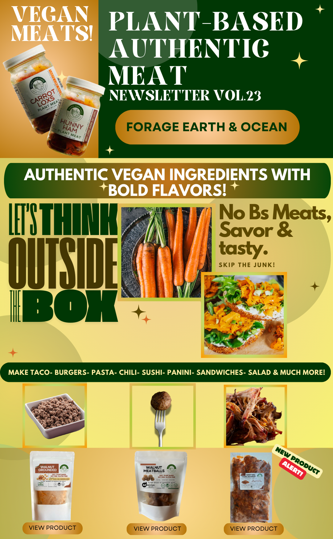 Vegan Carrot Salmon Lox – Plant-Based Cold Cut with Ocean Flavor (4 oz Glass Jar)
