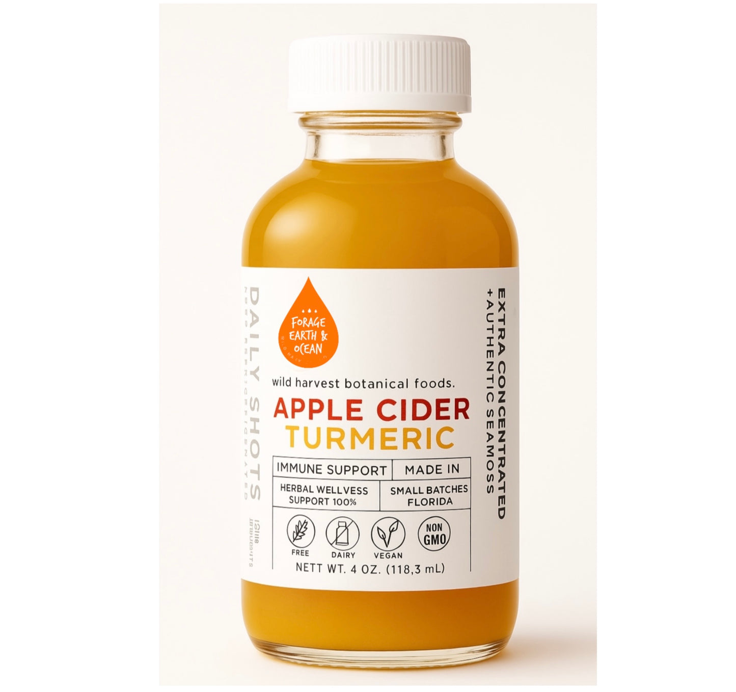 Apple Cider Turmeric Seamoss Syrup 4 oz