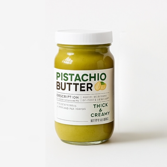 Pistachio Luxe – Gourmet Nut Butter with Coconut MCT & Medjool Dates 8 oz