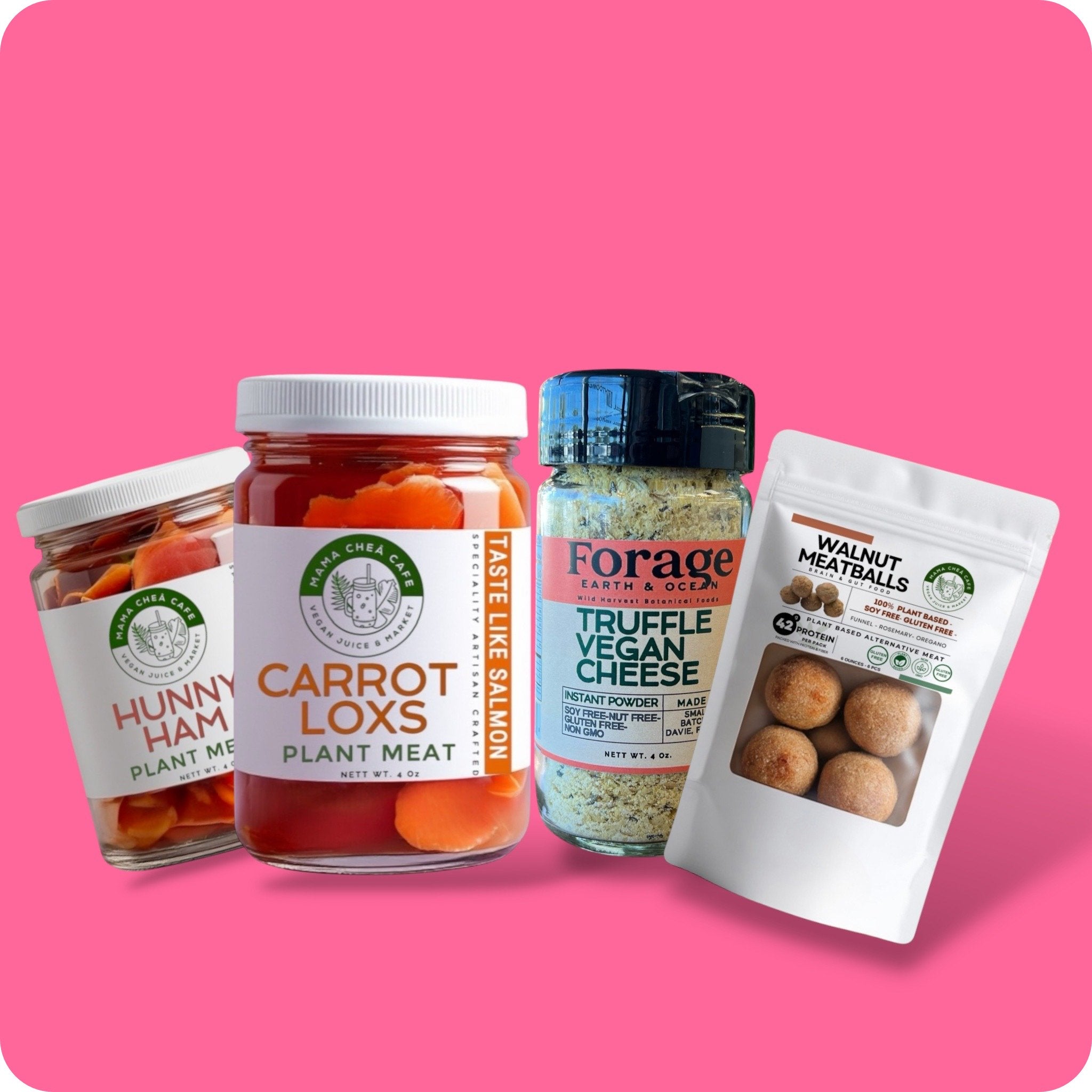 Vegan Plant Based Alternative Meats & Foods+