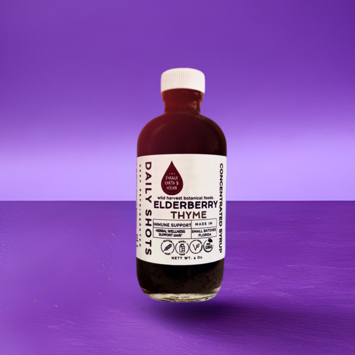 Elderberry Seamoss Thyme Syrup 4 oz