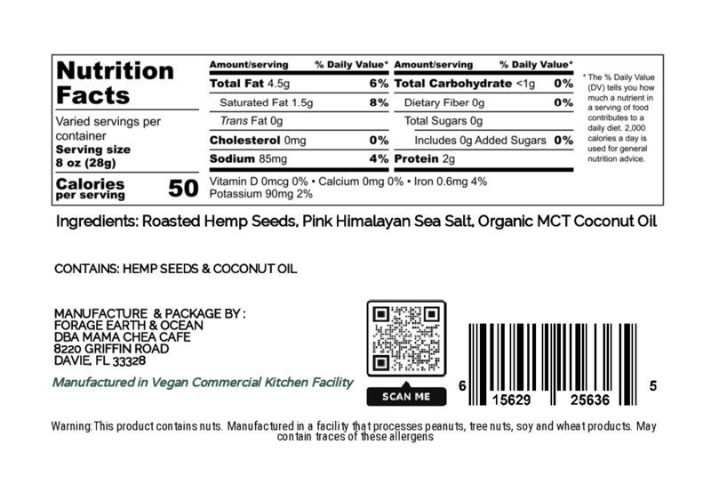 Hemp Seeds Butter + MCT Coconut 8 oz