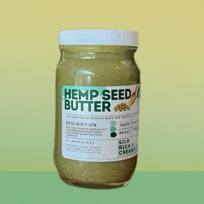 Hemp Seeds Butter 8 oz + MCT Coconut