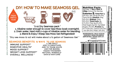 DRY GOLDEN SEAMOSS WILD HARVEST 2 oz