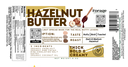 Hazelnut Butter with Raw Cacao & Medjool Dates – Vegan & Gluten-Free- No processed sugar