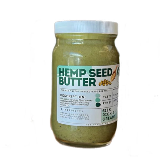 Hemp Seeds Butter 8 oz + MCT Coconut