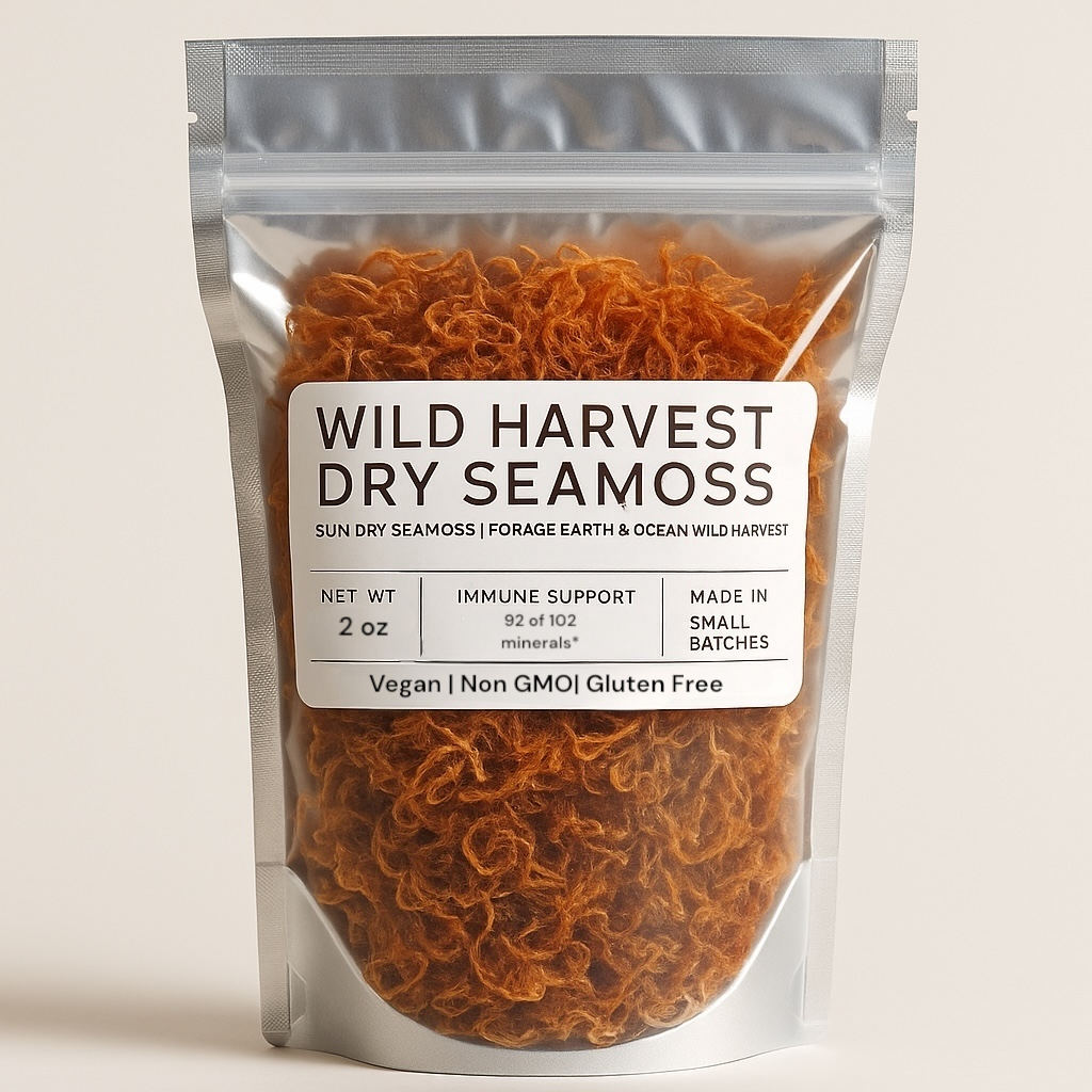 DRY GOLDEN SEAMOSS WILD HARVEST 2 oz