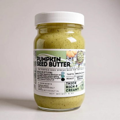 Organic Pumpkin Seed Butter with MCT – Gut-Friendly, Detox-Boosting, 8oz Jar