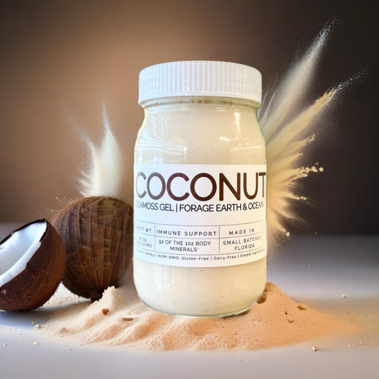 COCONUT VANILLA BEAN SEAMOSS GEL (WILD HARVEST)