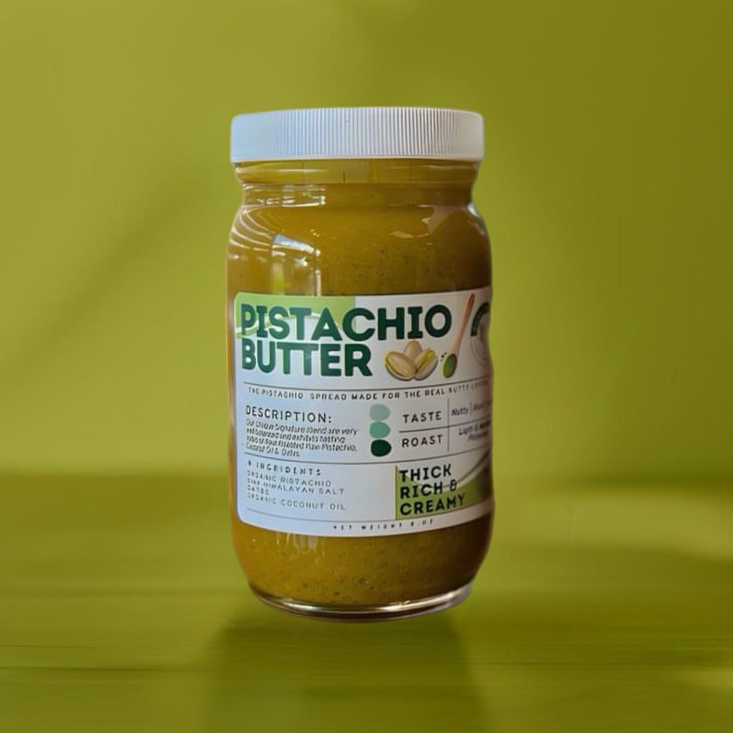 Pistachio Butter 8 oz + MCT Coconut