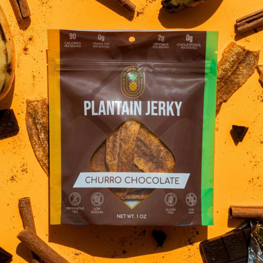 Vegan Churro Chocolate Plantain Jerky