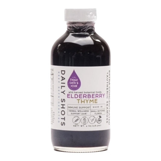 Elderberry Seamoss Thyme Syrup 4 oz