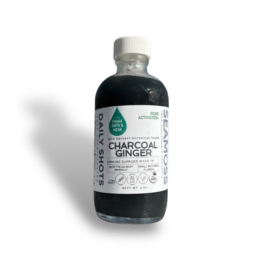 Activated Charcoal Ginger Seamoss Daily Shot 4 oz