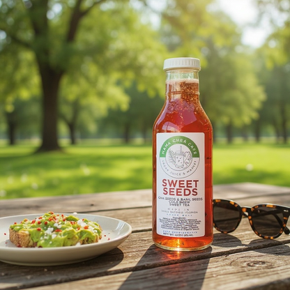 Sweet Seeds Organic Superfood Chia & Basil Elixir 13 oz