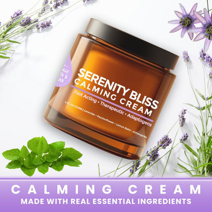Serenity Bliss - Calming Cream Fast Acting • 4 oz