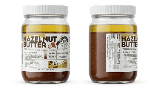 Hazelnut Butter with Raw Cacao & Medjool Dates – Vegan & Gluten-Free- No processed sugar
