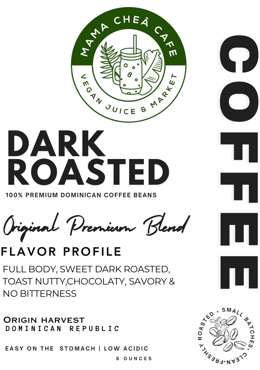 DARK ROASTED COFFEE GROUND - SINGLE ORIGIN