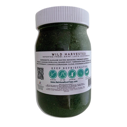 Organic Super Green Seamoss Gel (Wild Harvest) - Rainbow Root Teas