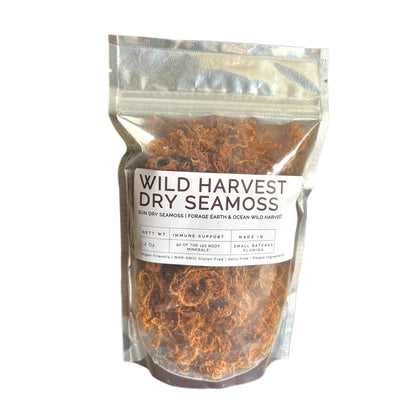 DRY GOLDEN SEAMOSS WILD HARVEST 2 oz