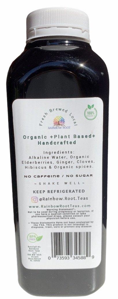Elderberry Elixir - Rainbow Root Teas, [elderberry teas], [seamoss gels], [rainbowrrotteas]