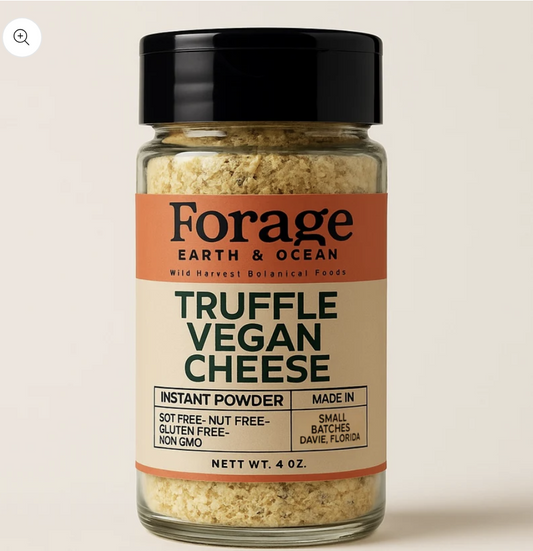 Vegan Cheese Powder Instant Premium Truffle - Nut-Free, Soy-Free, Dairy-Free, Non-GMO 4 oz