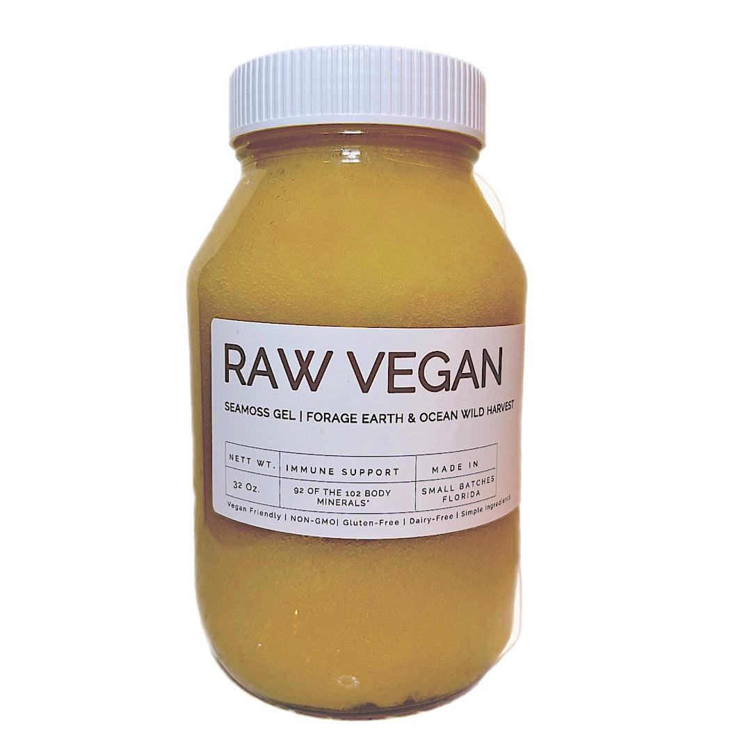 ORGANIC RAW VEGAN SEAMOSS GEL (WILD HARVEST)- WHOLESALE